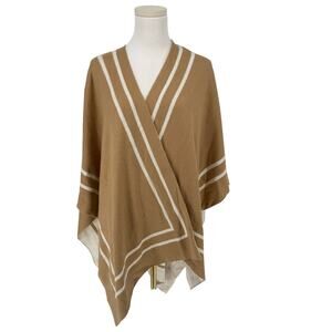 Lauren Ralph Lauren Women's Reversible Poncho Sweater Shawl